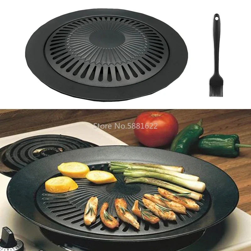 Dosa Pan Iron - Churrasqueira Portátil Coreana Sem Fumaça para