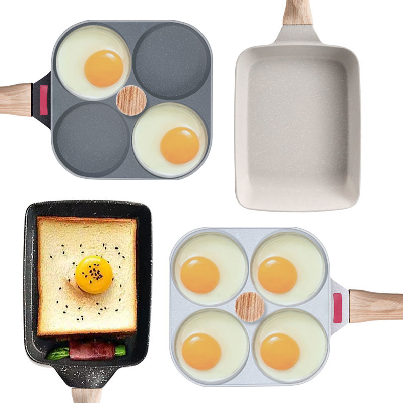 Crepe Pan Nonstick - Frigideira japonesa antiaderente tamagoyaki ovo frigideira