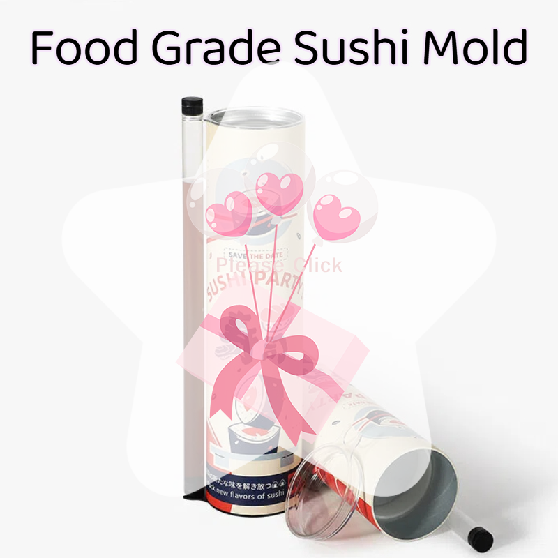 Home Cooking In Japanese - Molde Redondo Antiaderente para Sushi 1/4/10