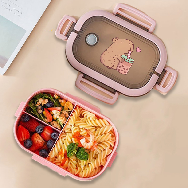 Home Cooking Food - Capivara bento lancheira anime animais impressão