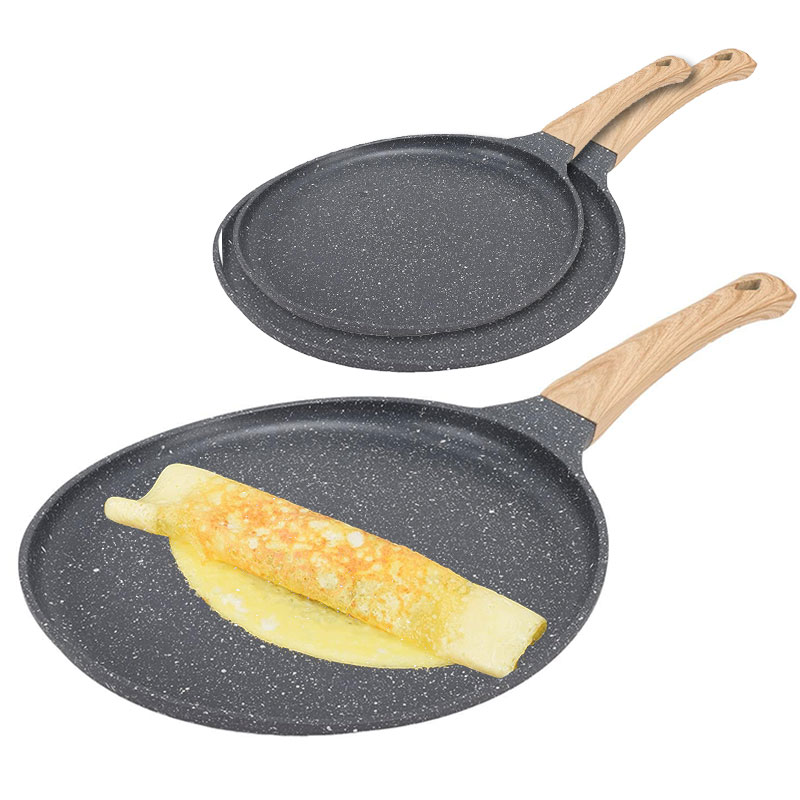 Crepe Pan Nonstick - Panela Antiaderente de Cerâmica para Ovos