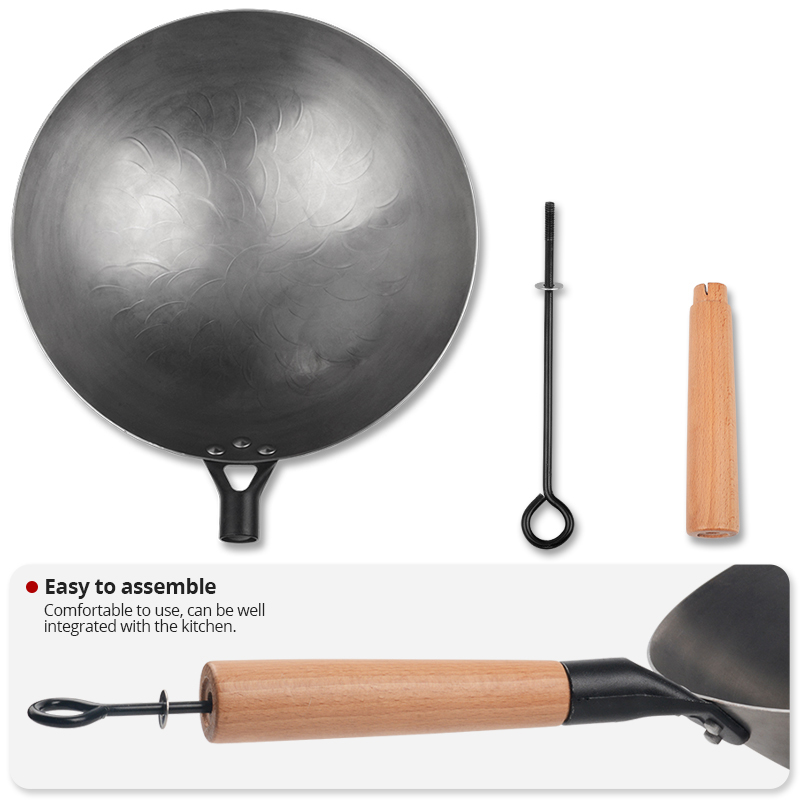 Ferro artesanal chinês Wok par - Dosa Pan Iron avaliação e preço