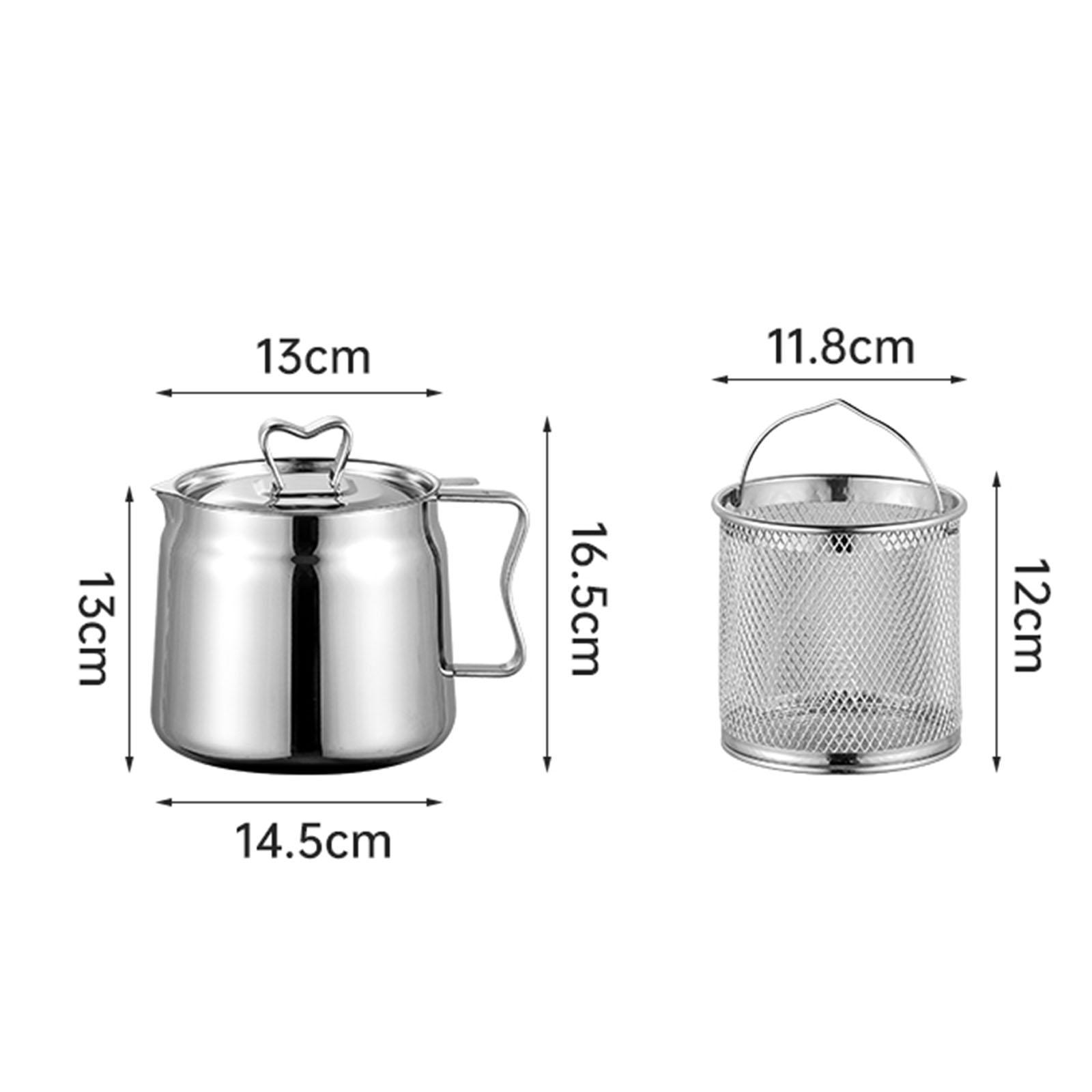 Conjunto de Fritadeira Profund - Home Cooking Oil Filter avaliação e preço