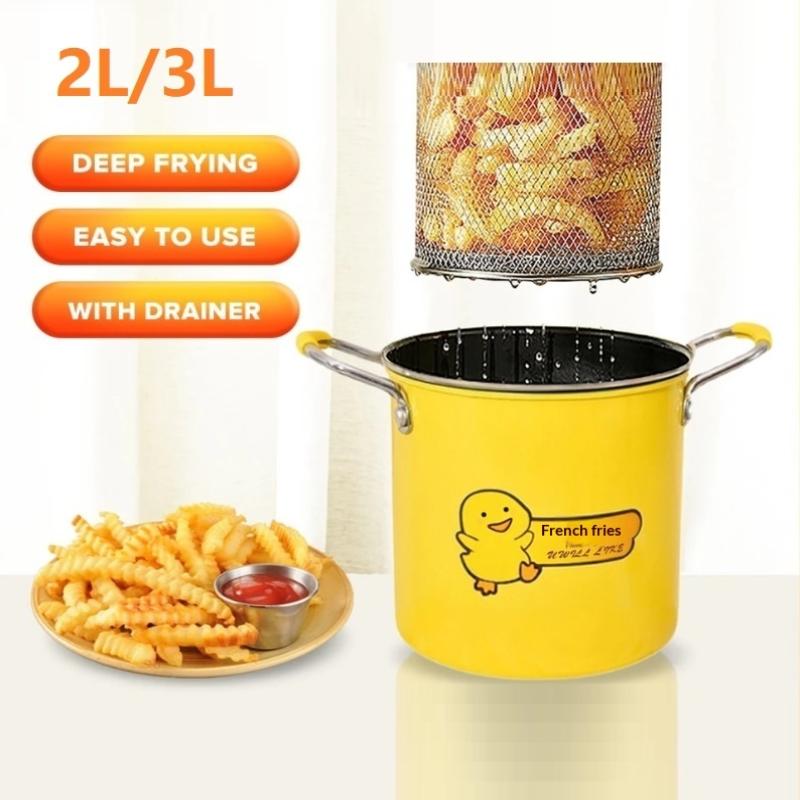 Panela de fritura profunda de  - Home Cooking Oil Filter avaliação e preço