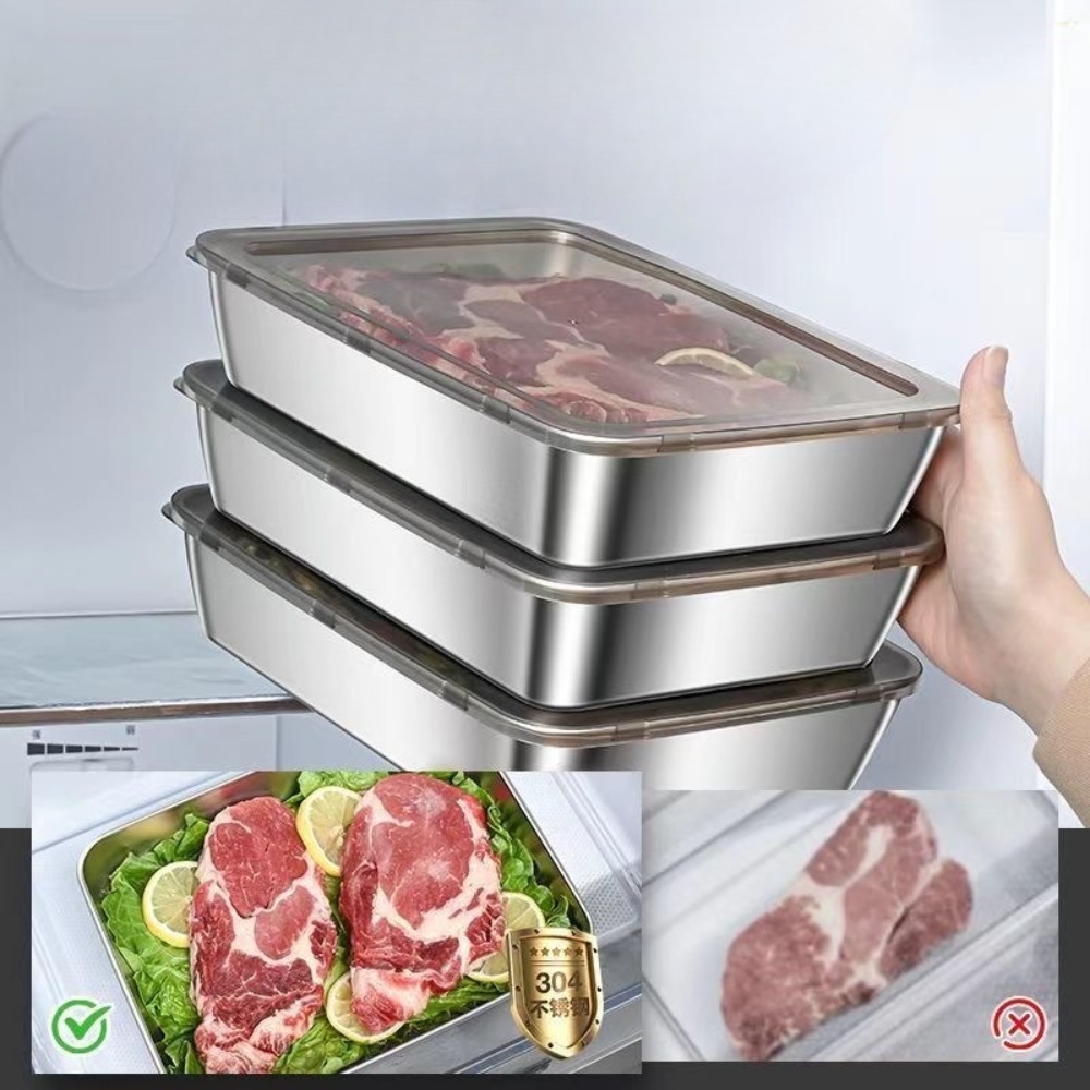 Bandeja de Servir em Aço Inoxi - Home Cooking Food avaliação e preço