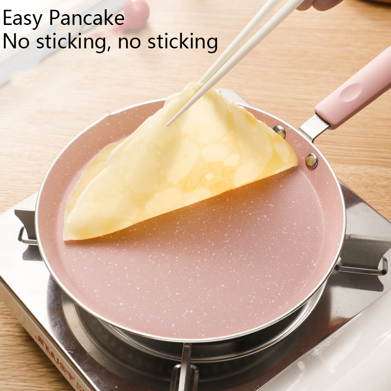 1 frigideira antiaderente rosa - Crepe Pan Nonstick avaliação e preço