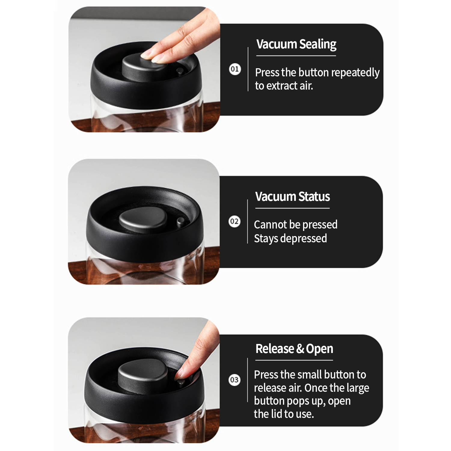 OANKR Recipiente a Vácuo para  - Home Cooking Food avaliação e preço