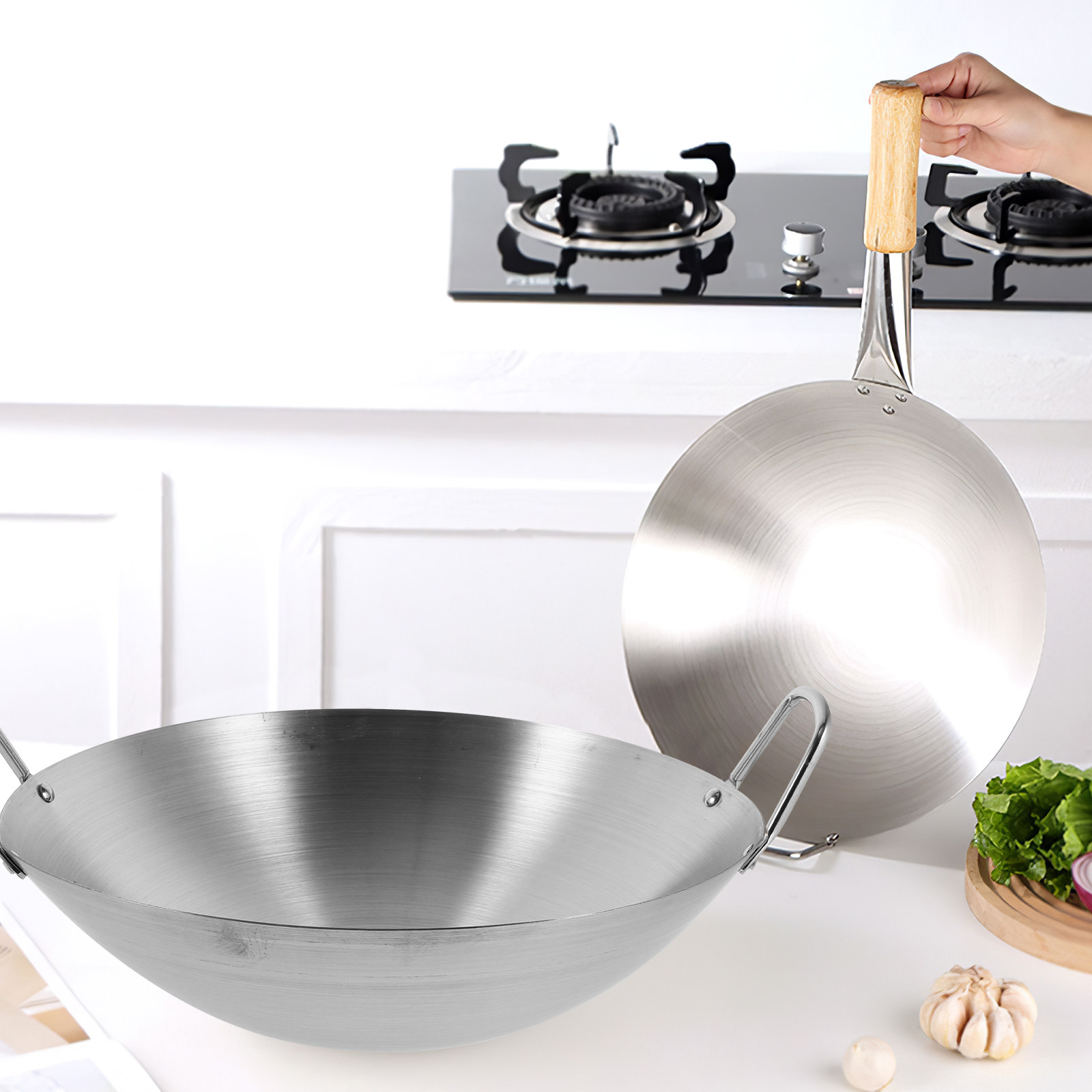 Wok de Cozinha em Aço Inoxidáv - Home Cooking Classes avaliação e preço