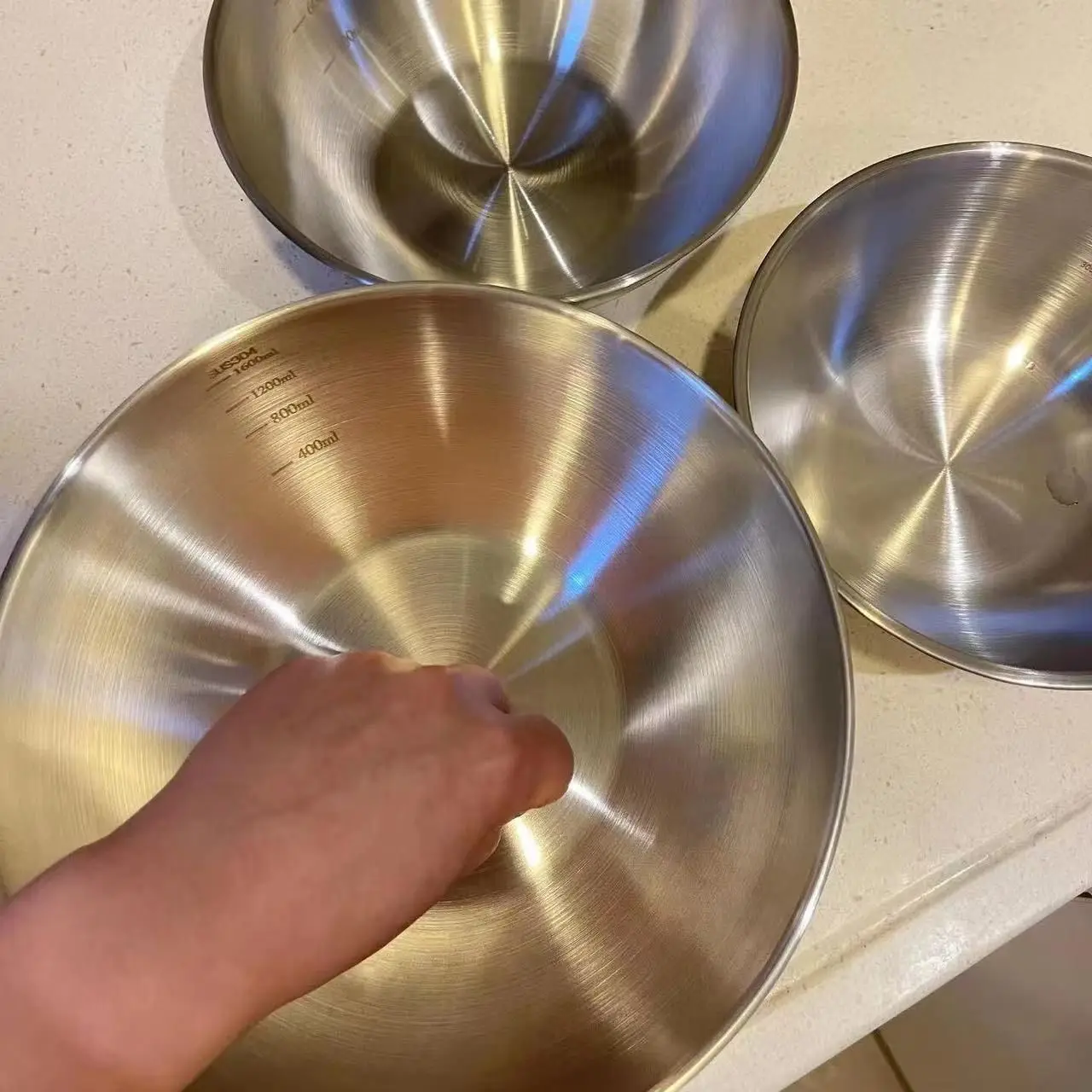 Conjunto de Tigelas de Aço Ino - Home Cooking Food avaliação e preço