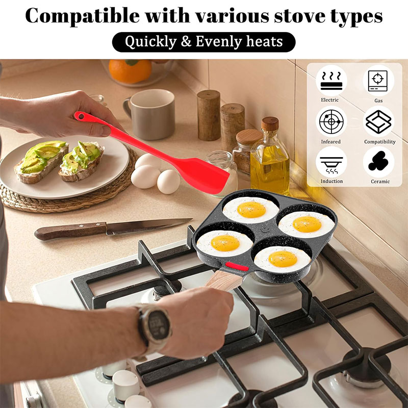 Frigideira de ovo aprofundada  - Crepe Pan Nonstick avaliação e preço