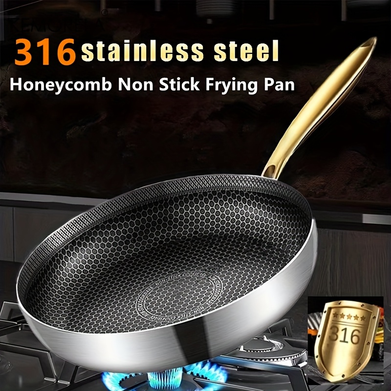 Panela de Aço Inoxidável 316 A - Crepe Pan Nonstick avaliação e preço