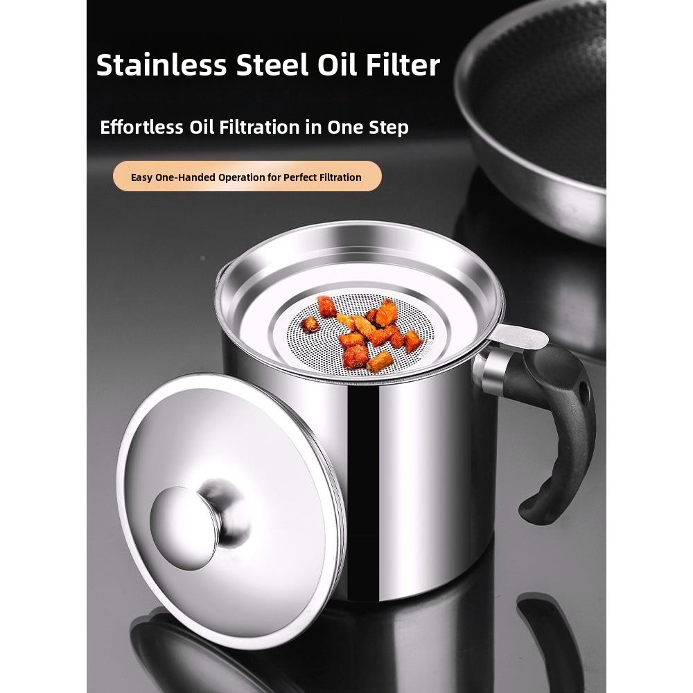 Filtro de Óleo em Aço Inoxidáv - Home Cooking Oil Filter avaliação e preço